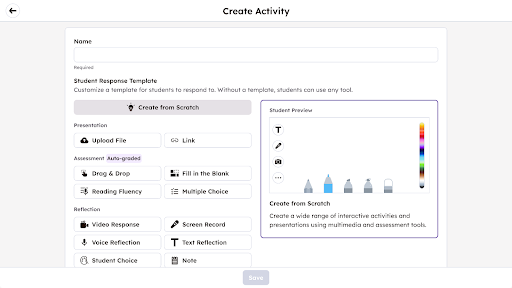 Activity Templates