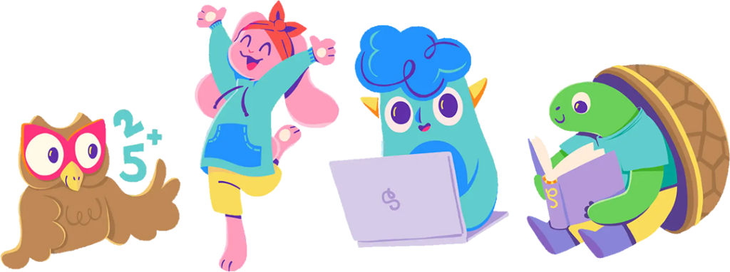 cartoon characters