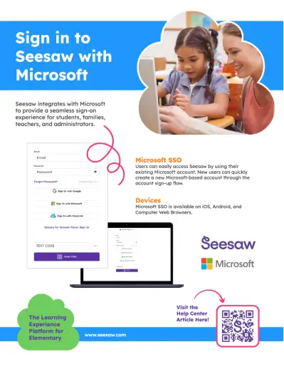 Seesaw+Microsoft